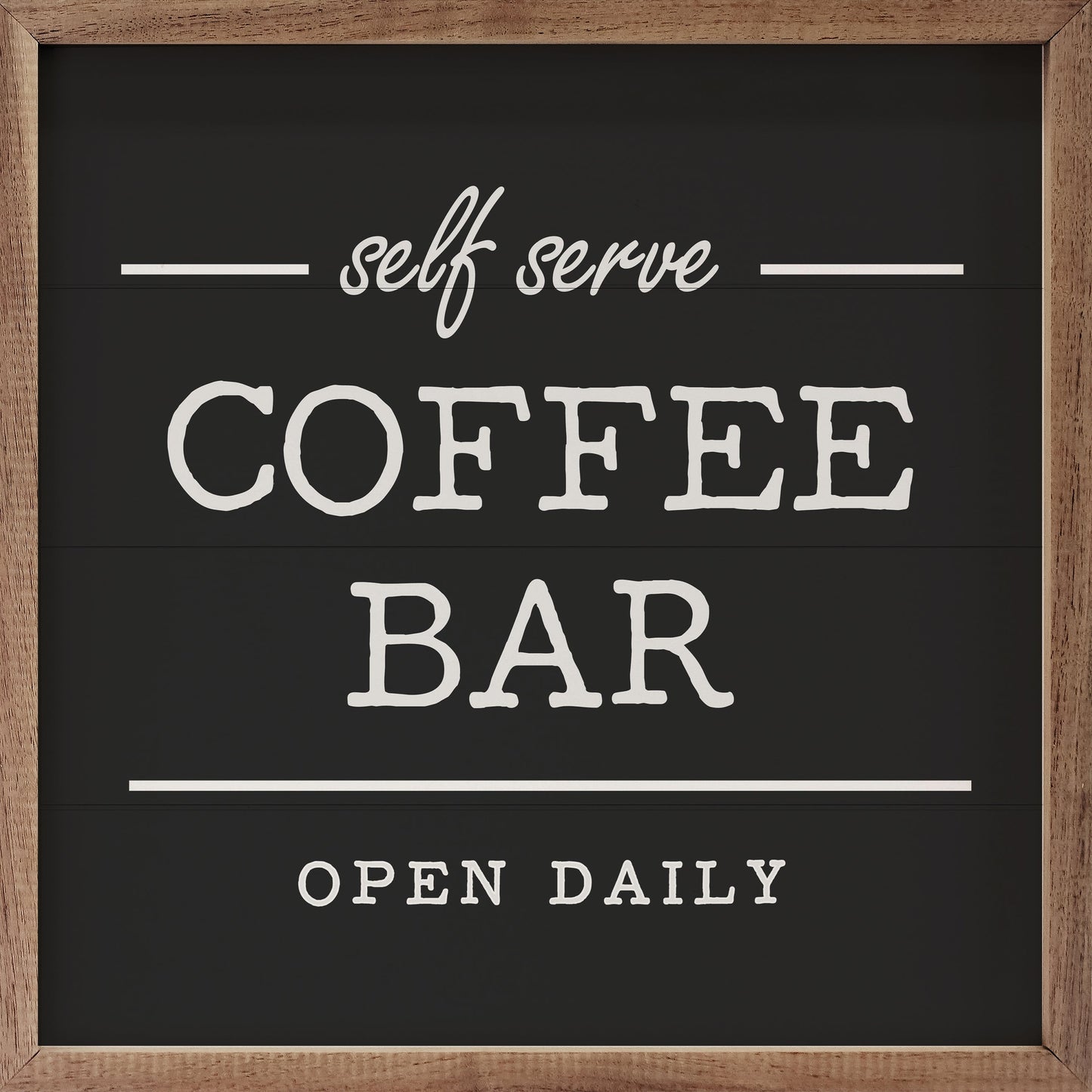 Self Serve Coffee Bar Black