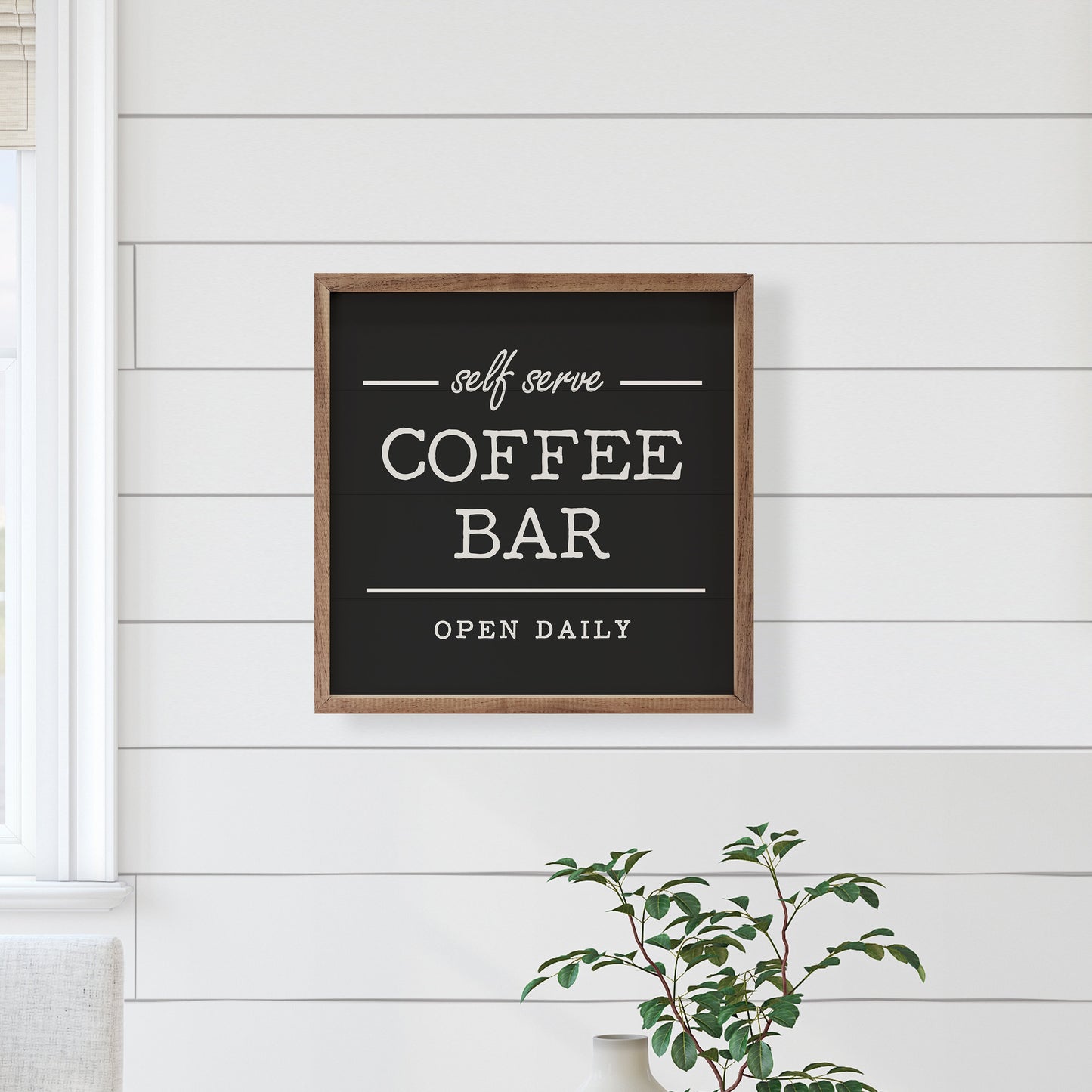 Self Serve Coffee Bar Black