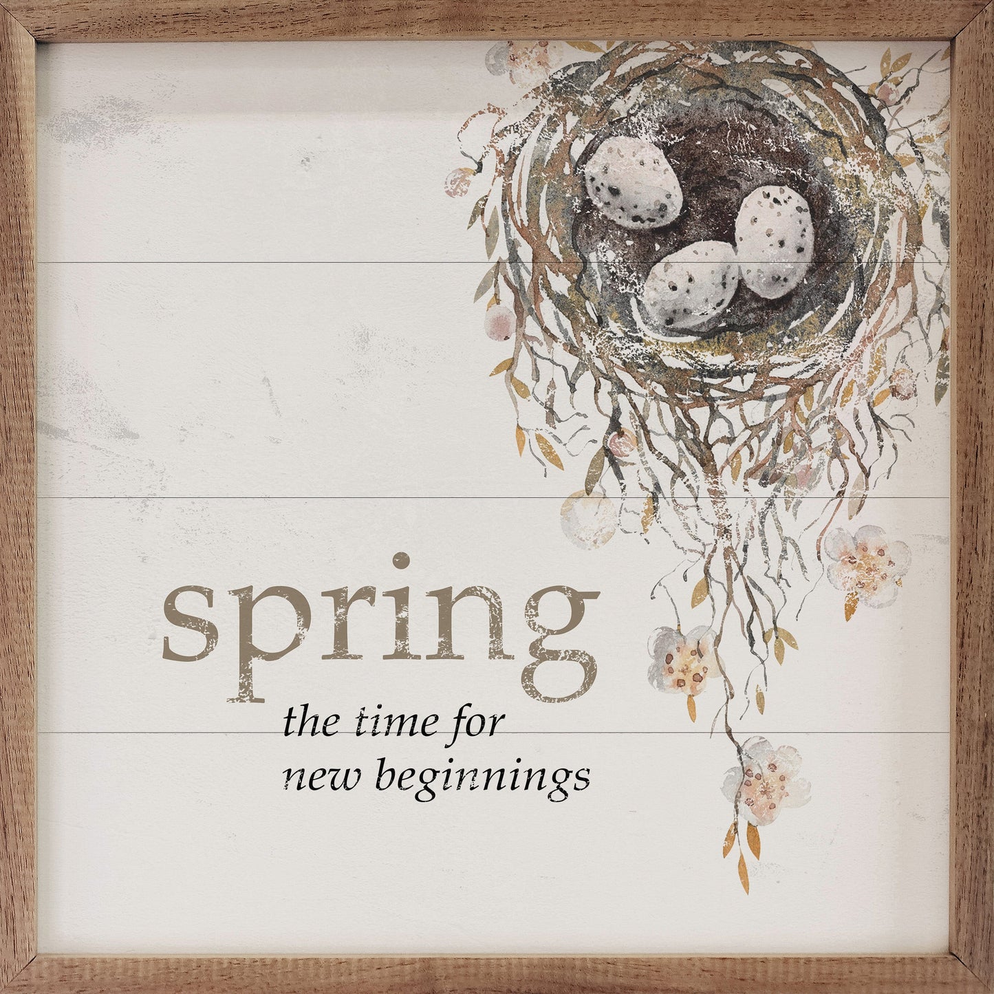 Spring Is The Time Nest White