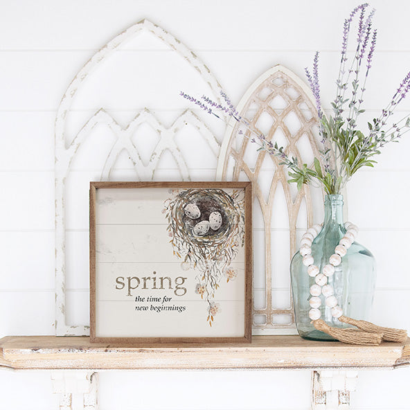 Spring Is The Time Nest White