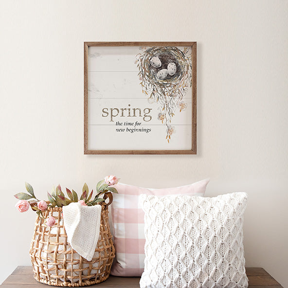 Spring Is The Time Nest White