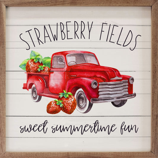 Strawberry Fields Truck Whitewash