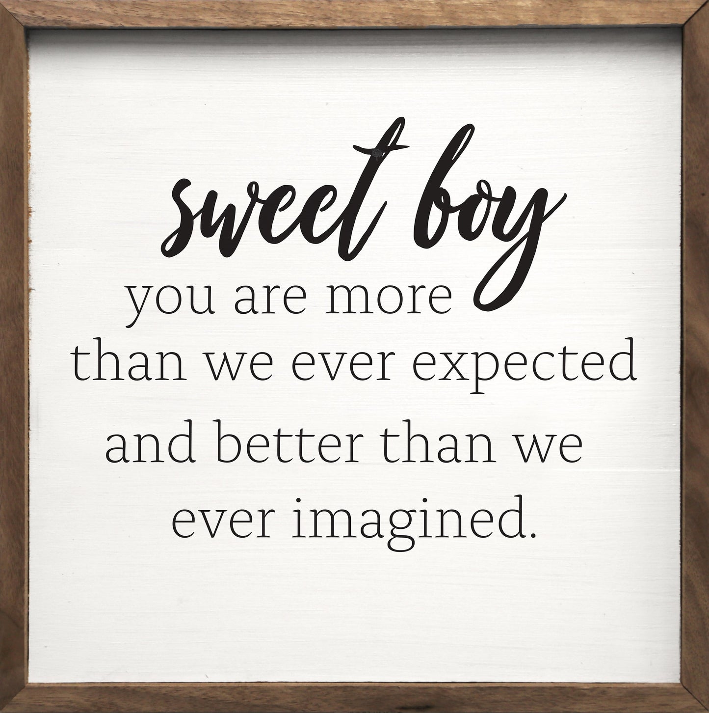 Sweet Boy White