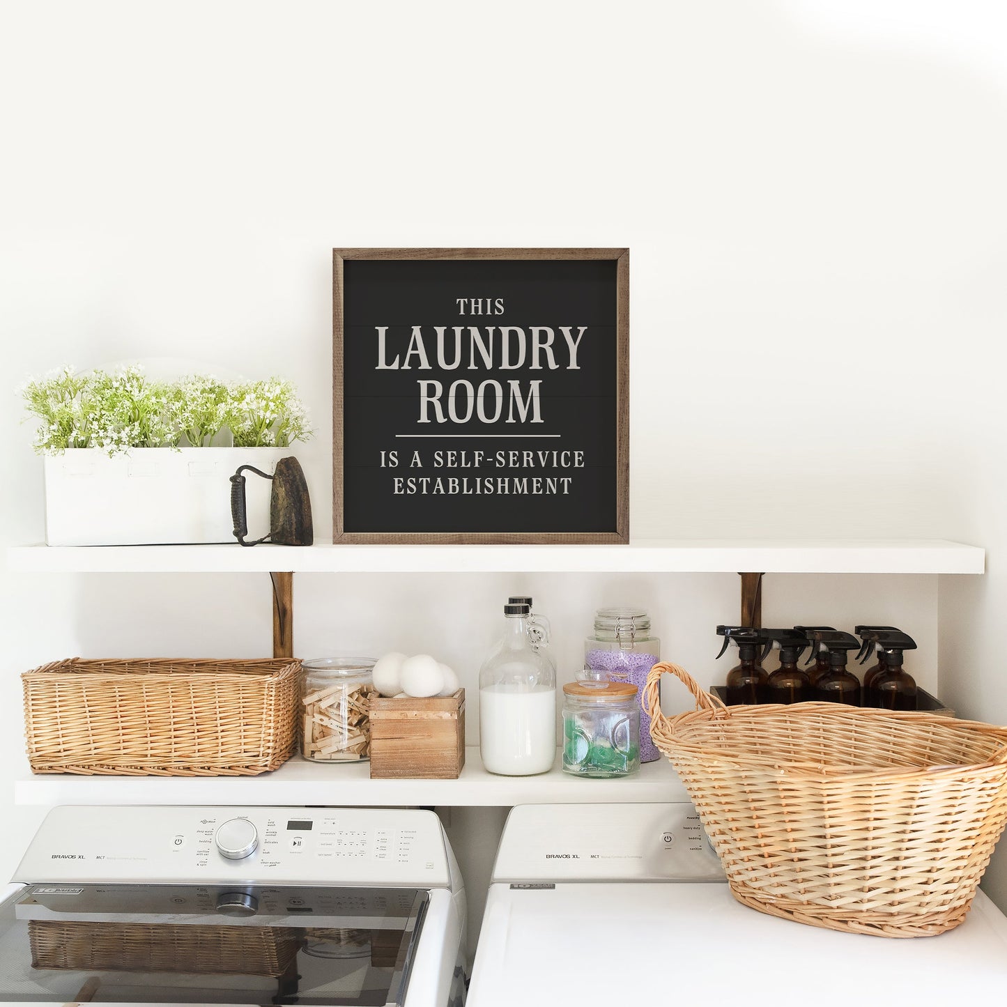 This Laundry Room Is A Self Service Black