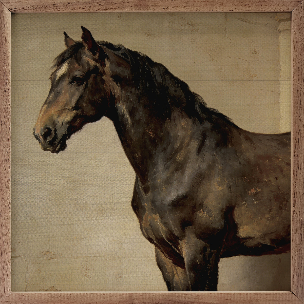 Victorian Draft Horse Portrait