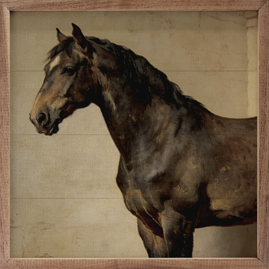 Victorian Draft Horse Portrait