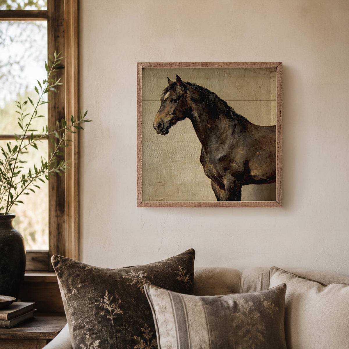 Victorian Draft Horse Portrait