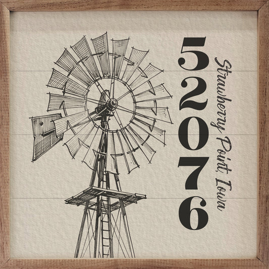 Vintage Windmill Personalized