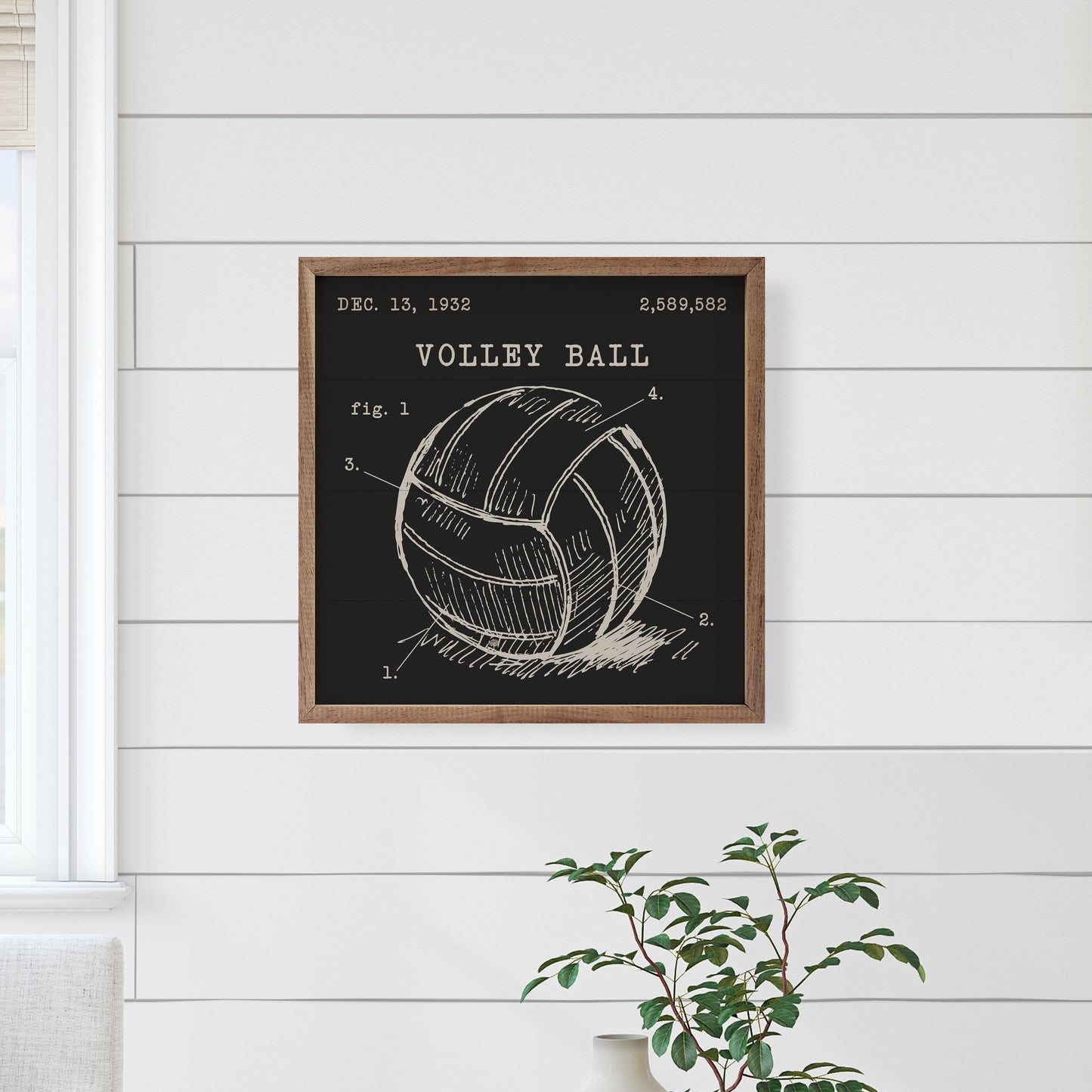 Volleyball Patent Black