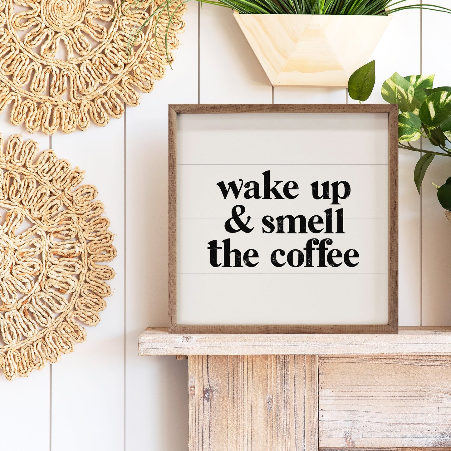 Wake Up And Smell The Coffee White