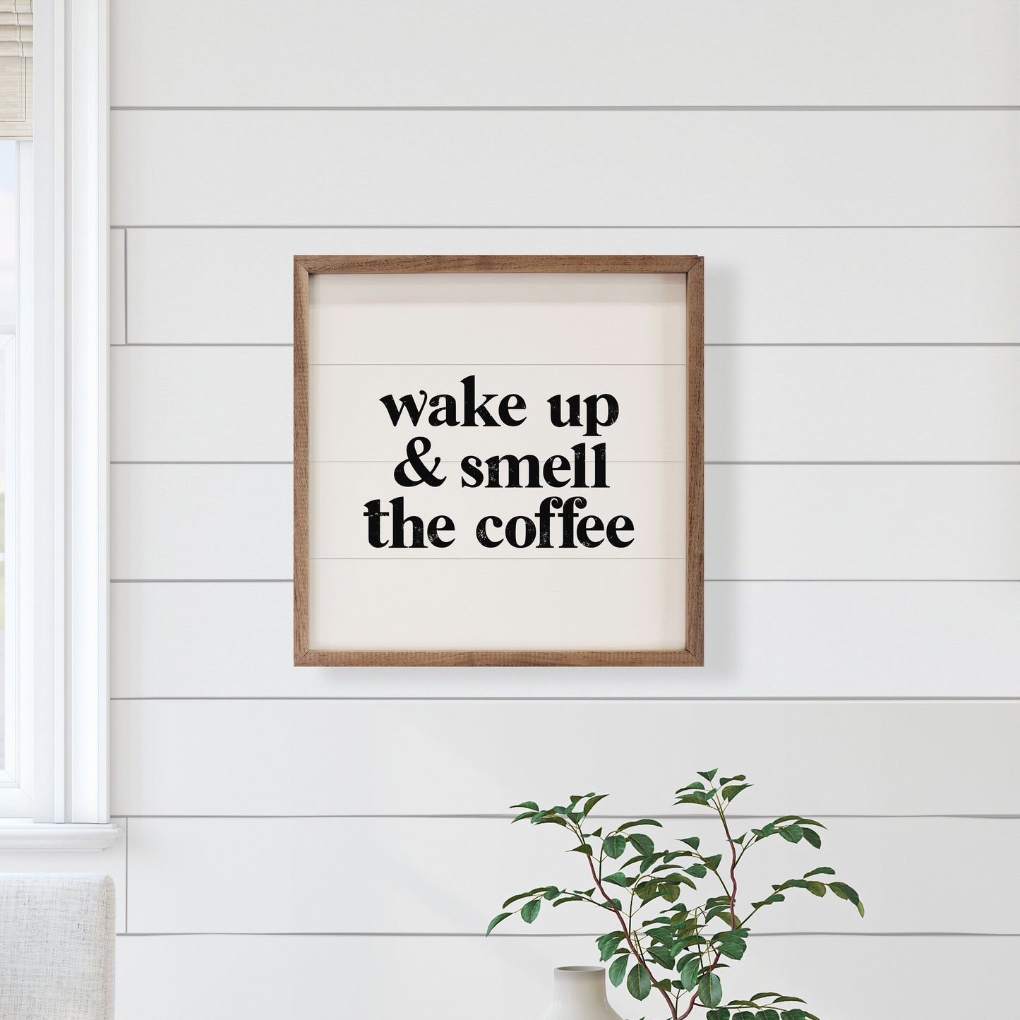 Wake Up And Smell The Coffee White