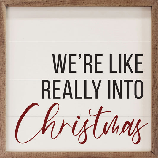We're Like Really Into Christmas White