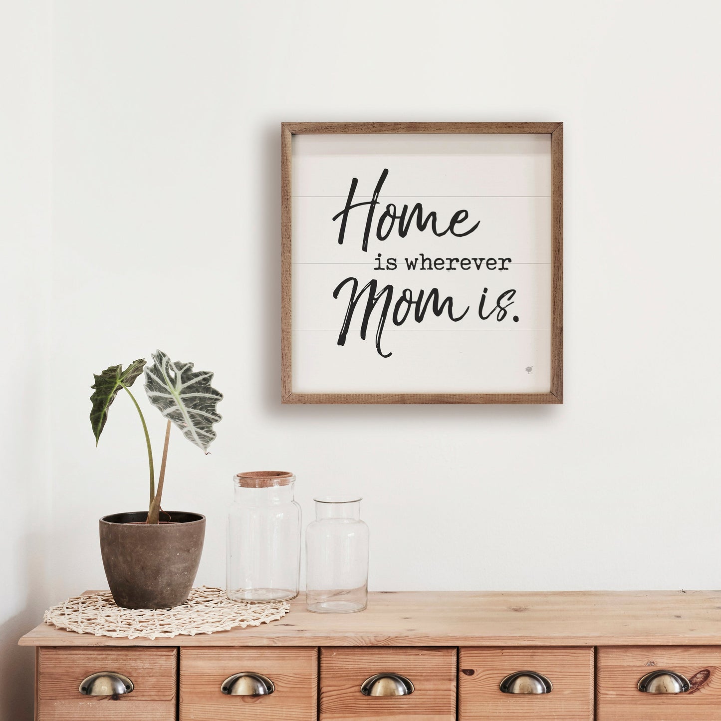 Home Is Wherever Mom Is White