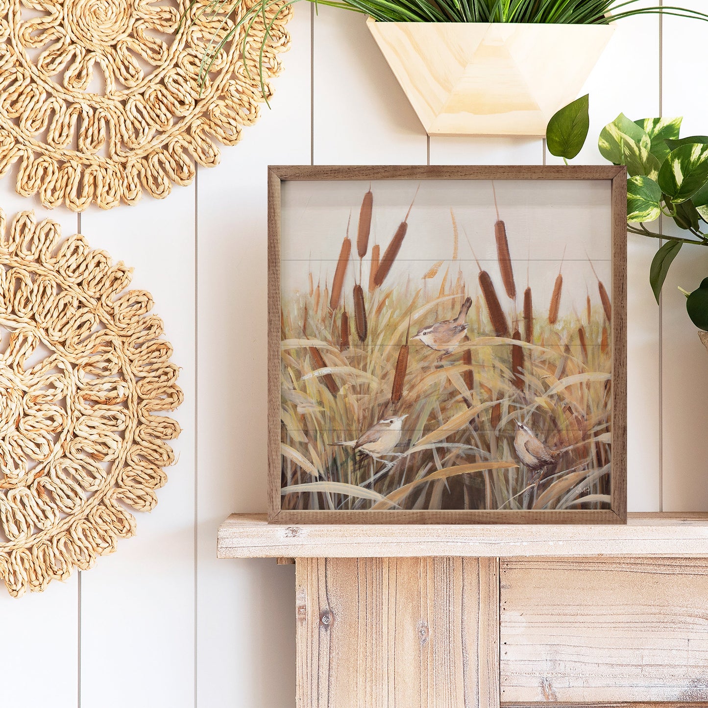 Whispering Cattails III By Julia Purinton