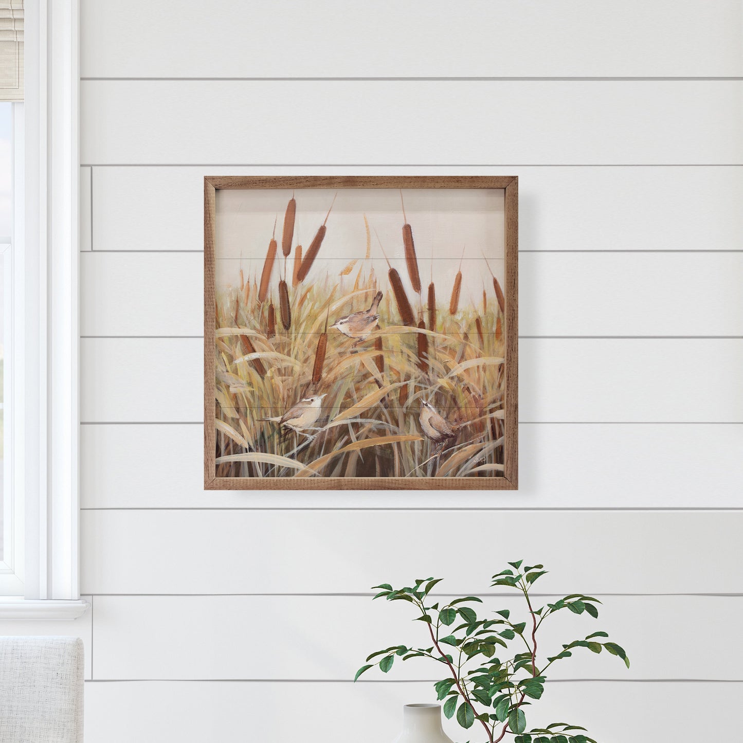 Whispering Cattails III By Julia Purinton