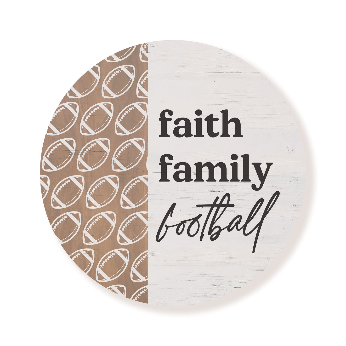Faith Family Football Whitewash Circle
