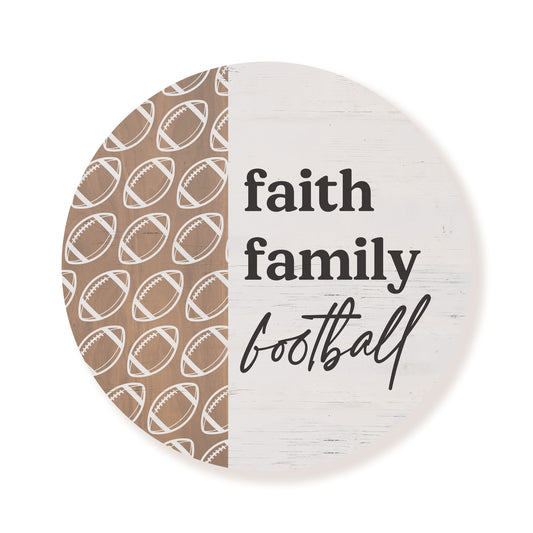 Faith Family Football Whitewash Circle