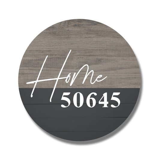 Personalized Zip Home Circle