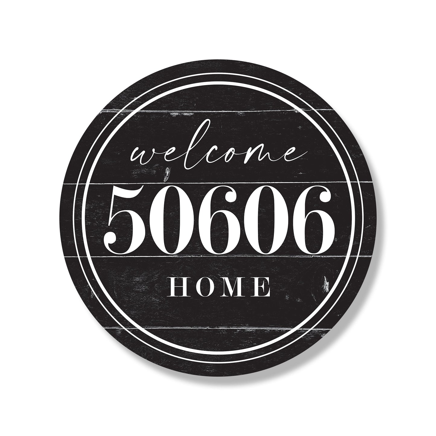 Personalized Zip Welcome Home Circle