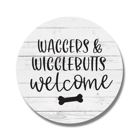 Waggers And Wigglebutts Welcome Whitewash Circle