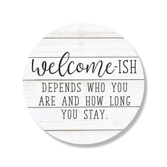 Welcomeish Whitewash Circle