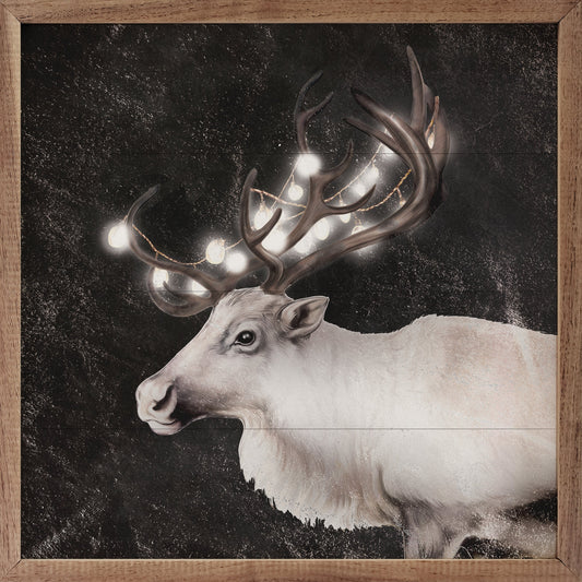 Glowing Reindeer Black
