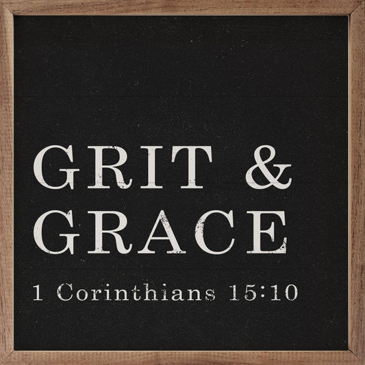 Grit And Grace Black 1 Corinthians 15:10