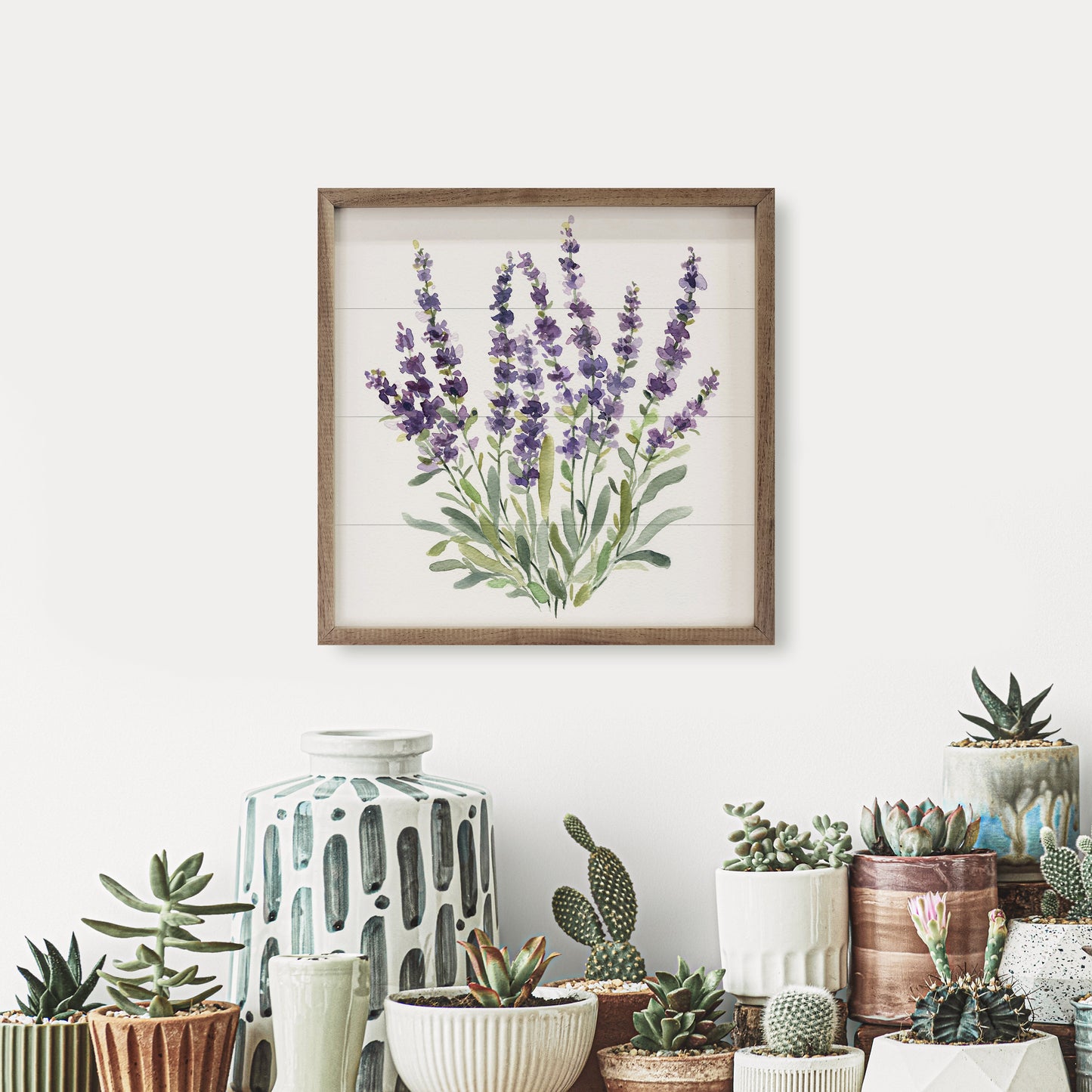 Lavender Botanical I By Carol Robinson