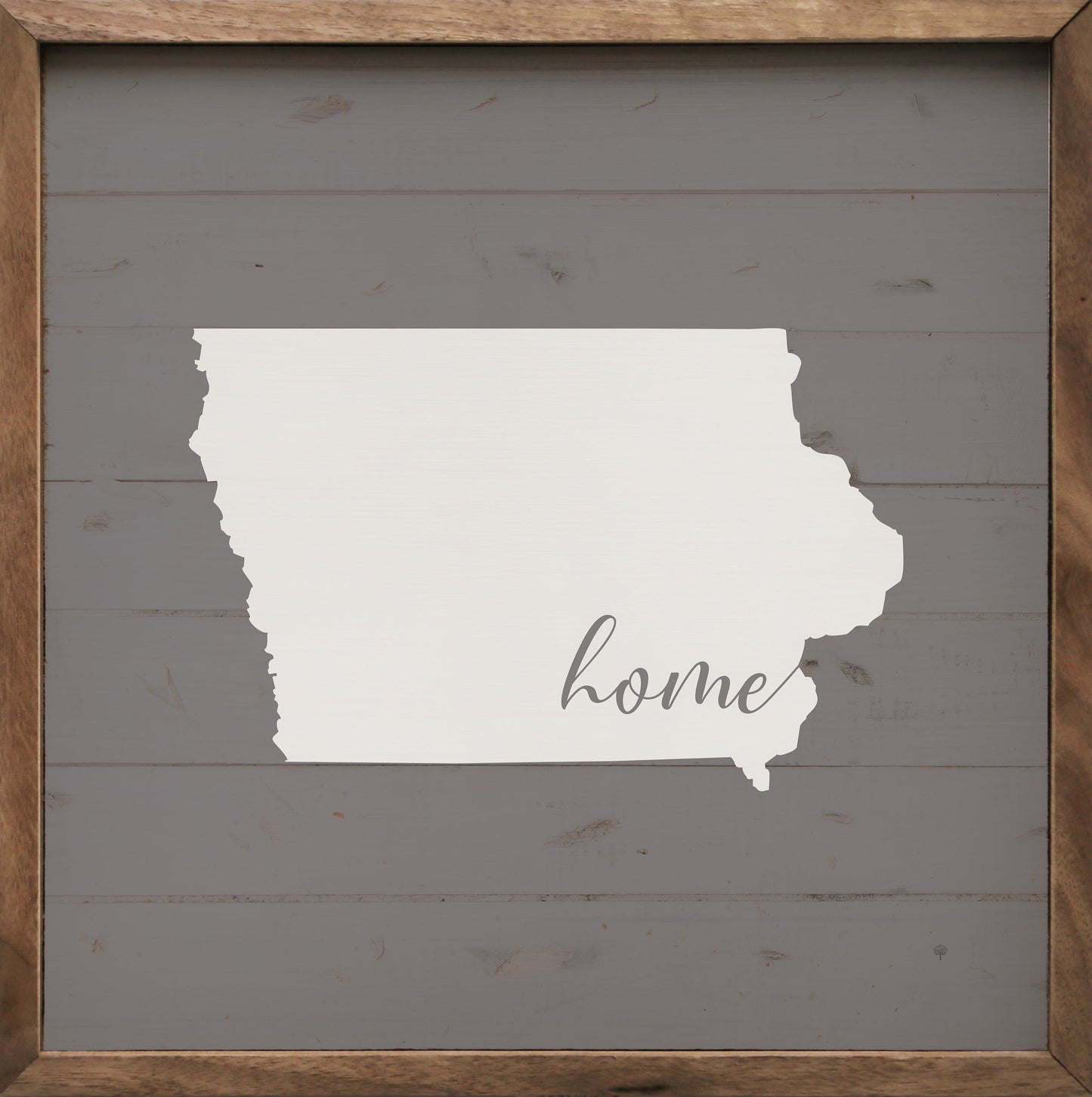 Home State Personalized State Gray