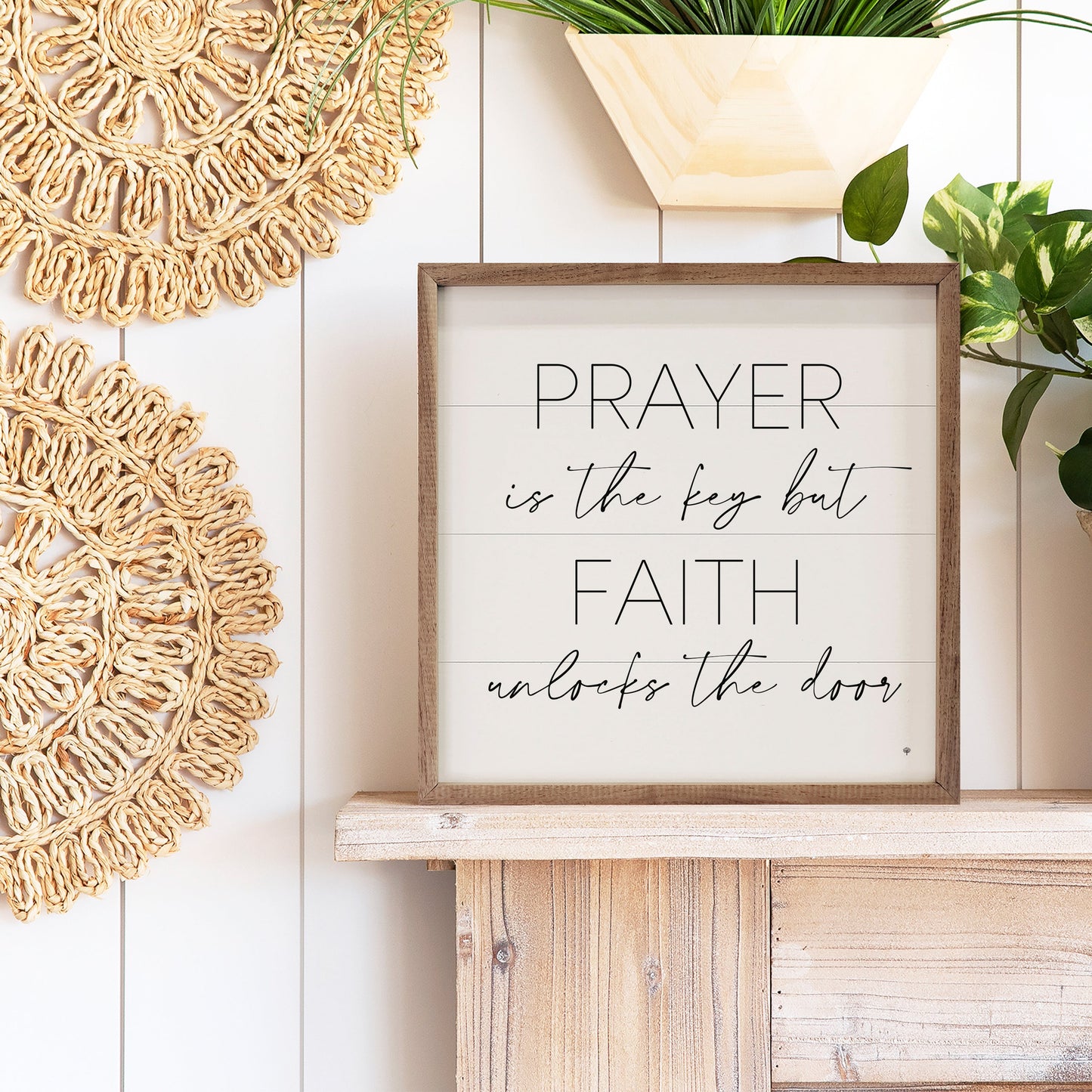 Prayer Is The Key White