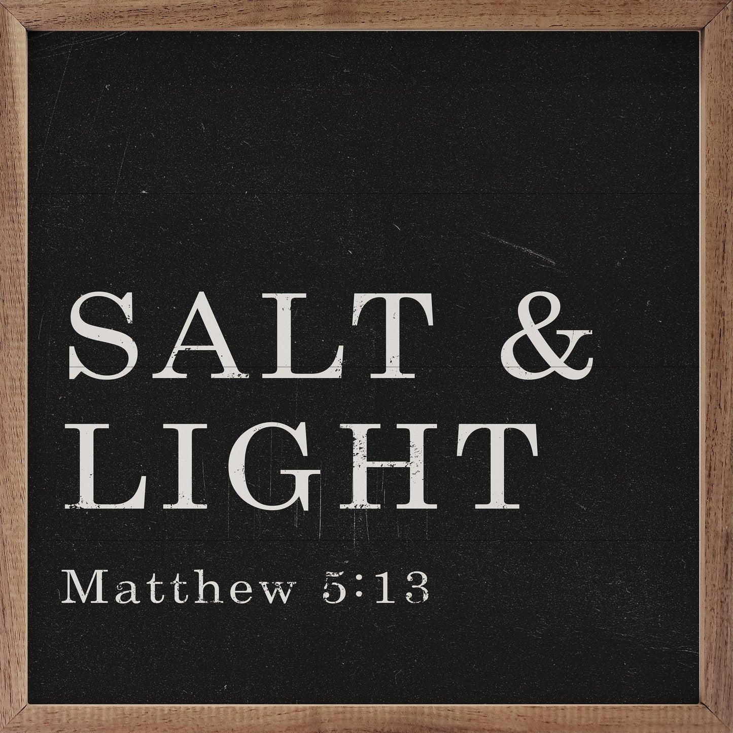 Salt And Light Matthew 5 13 Black