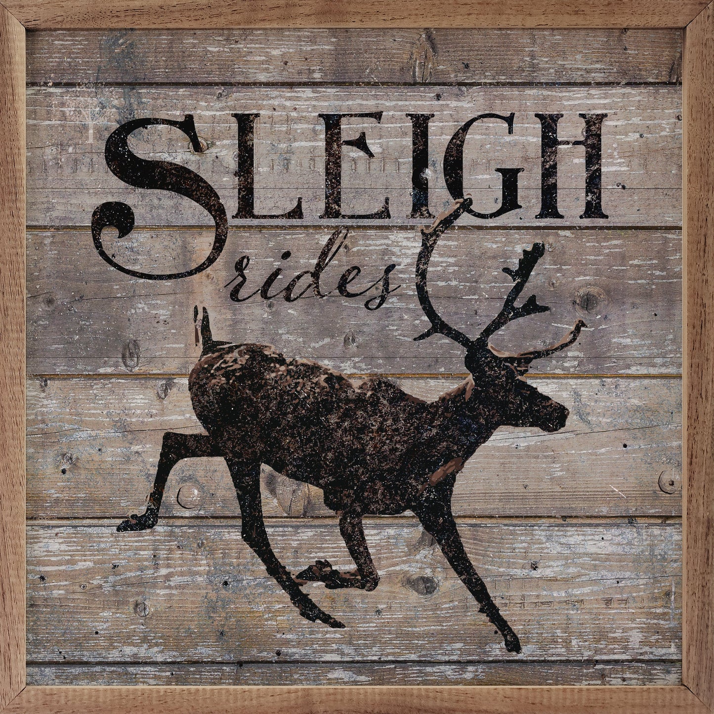 Sleigh Rides Reindeer Brown