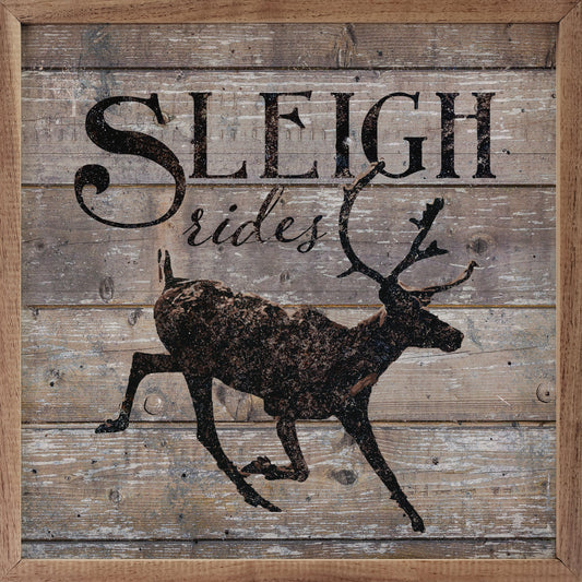 Sleigh Rides Reindeer Brown