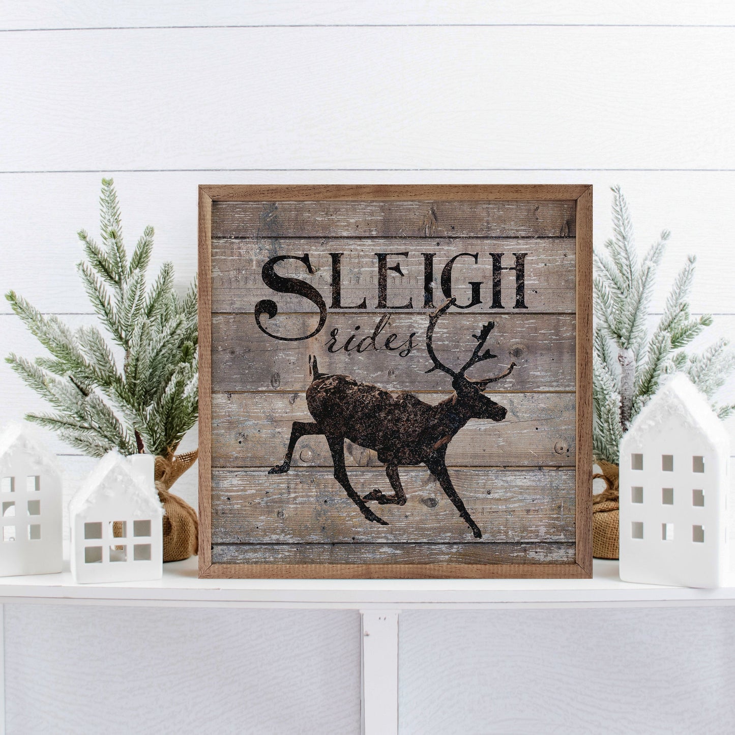Sleigh Rides Reindeer Brown