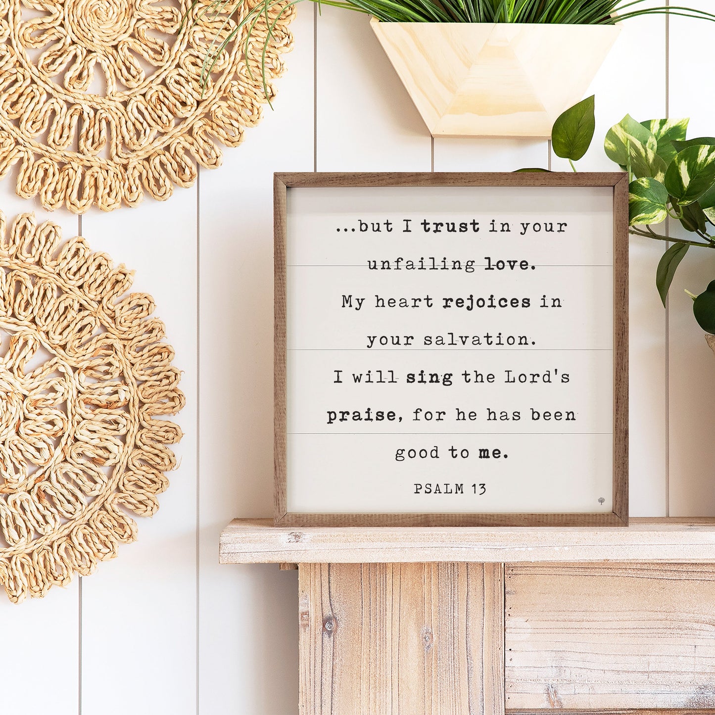 Unfailing Love Psalm 13 White