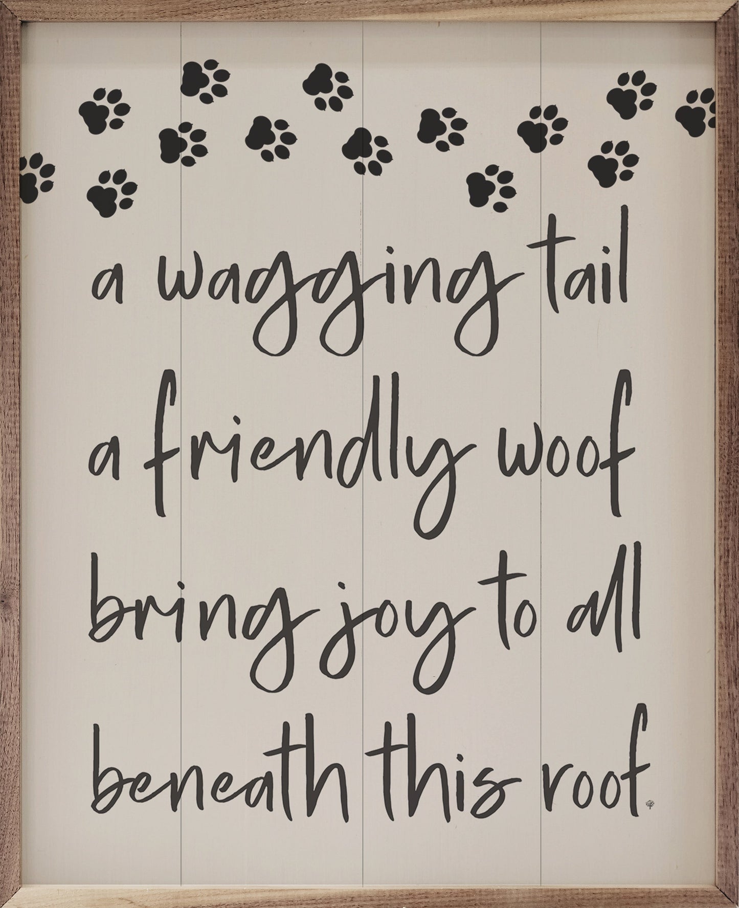 A Wagging Tail Paws White