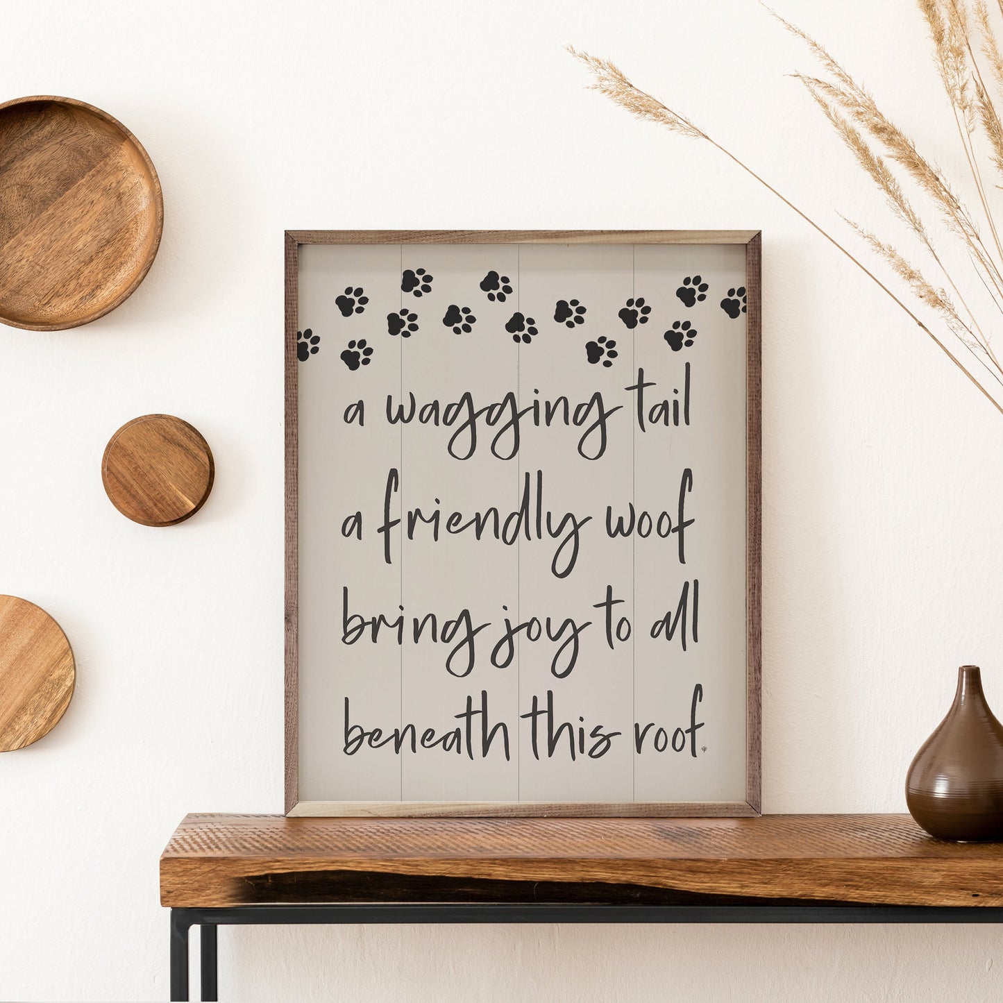 A Wagging Tail Paws White