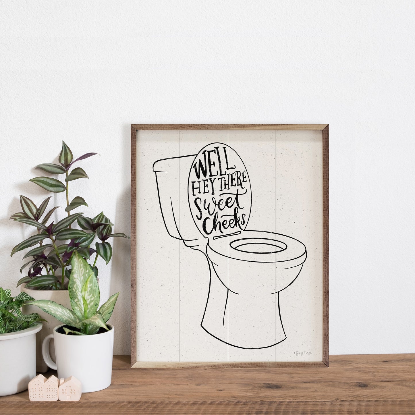 Bathroom Puns IV Toilet By Becky Thorns