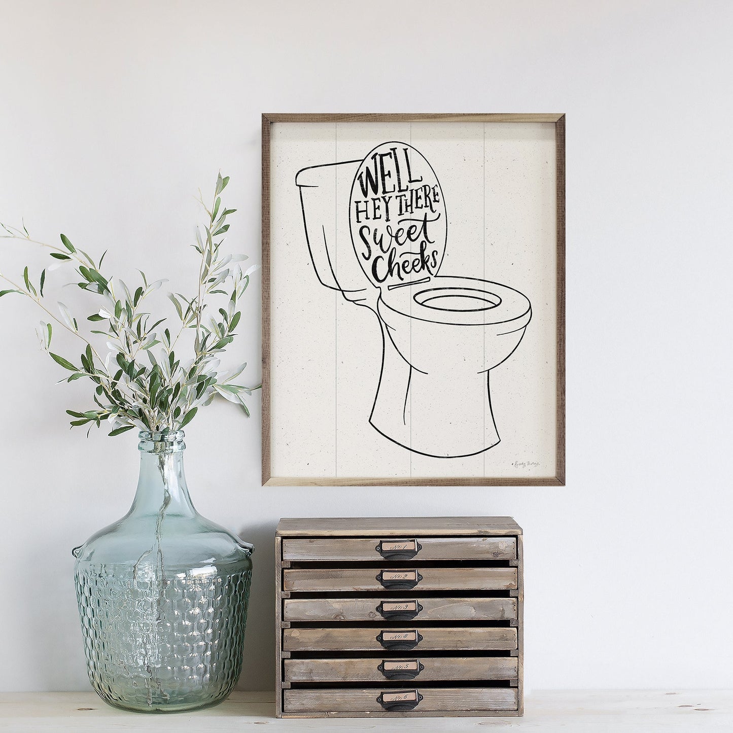 Bathroom Puns IV Toilet By Becky Thorns