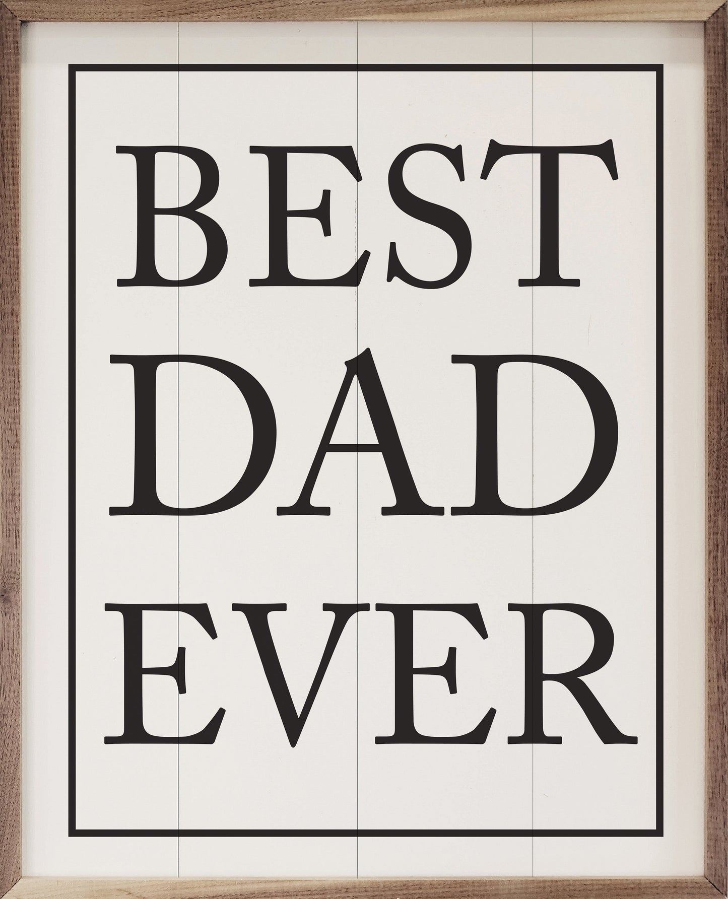 Best Dad Ever Border White