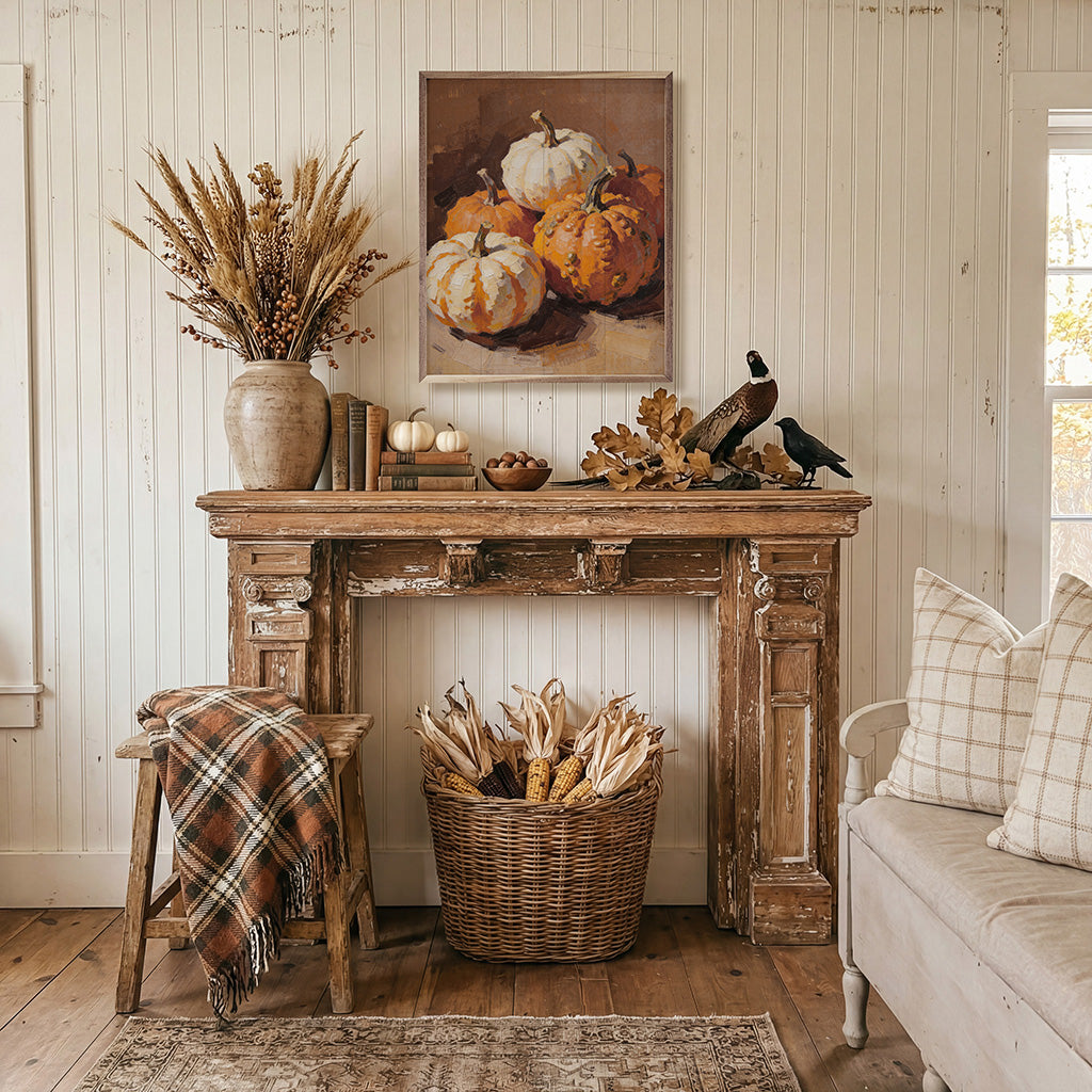 Classic Orange Mini Pumpkin Still Life