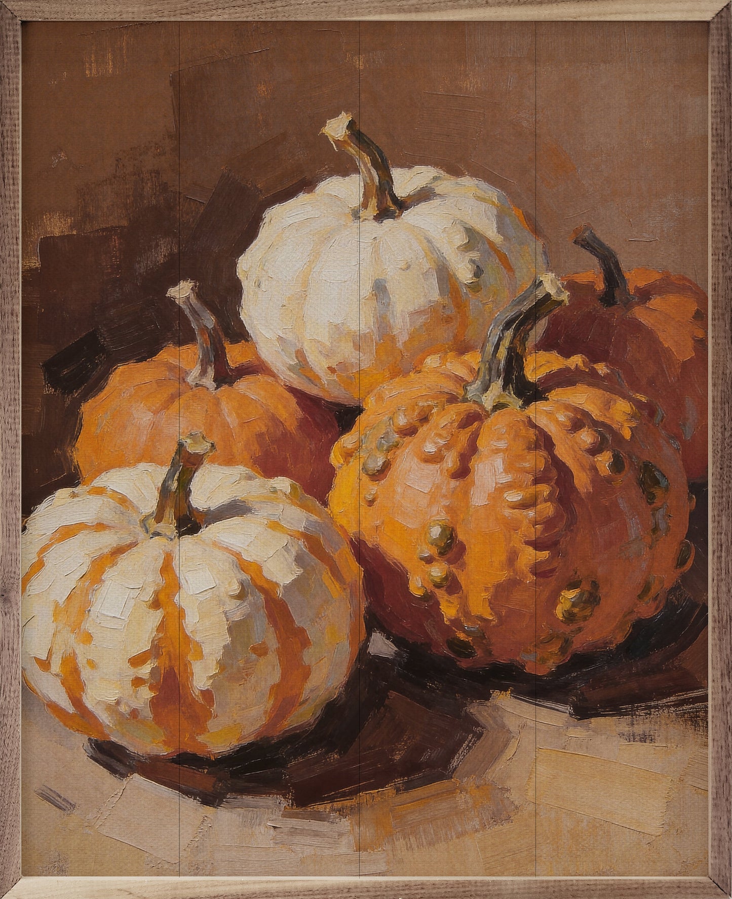 Classic Orange Mini Pumpkin Still Life