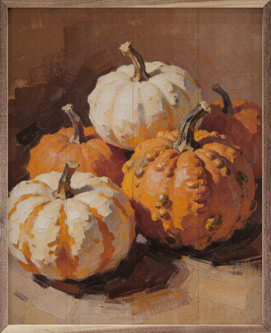Classic Orange Mini Pumpkin Still Life