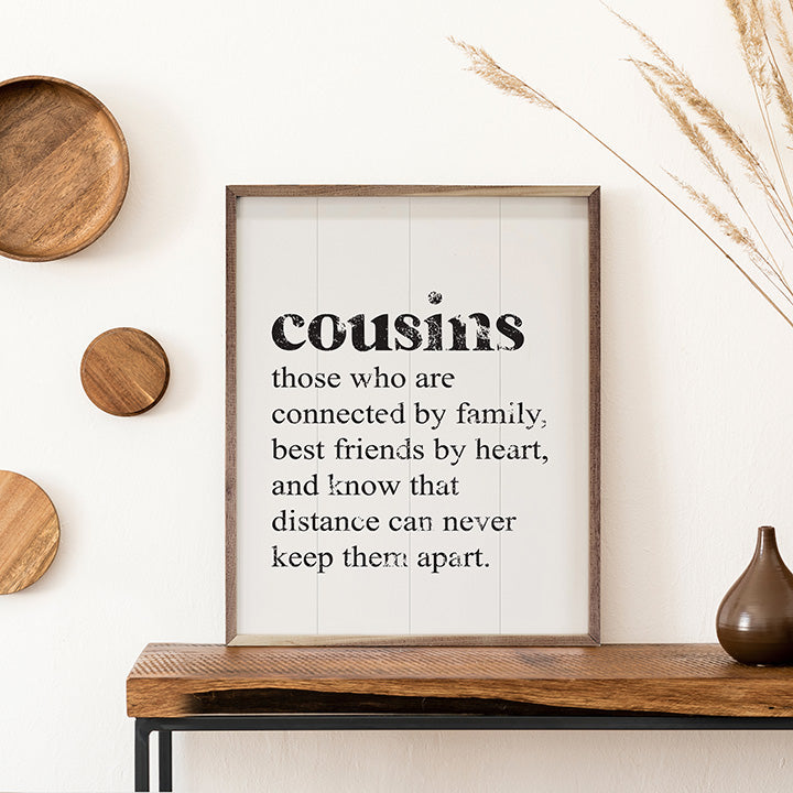 Cousins Those Who Are Connected White
