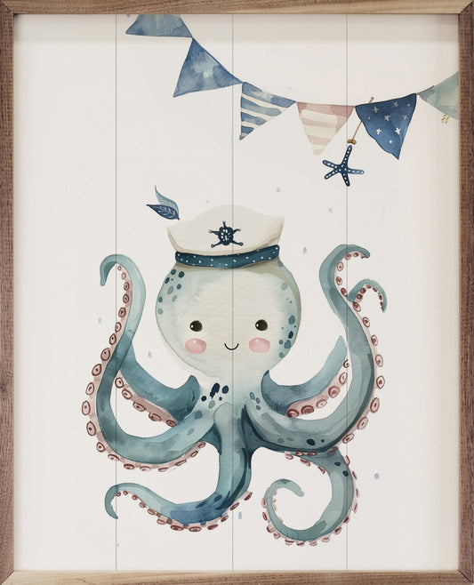 Cute Sailor Octopus