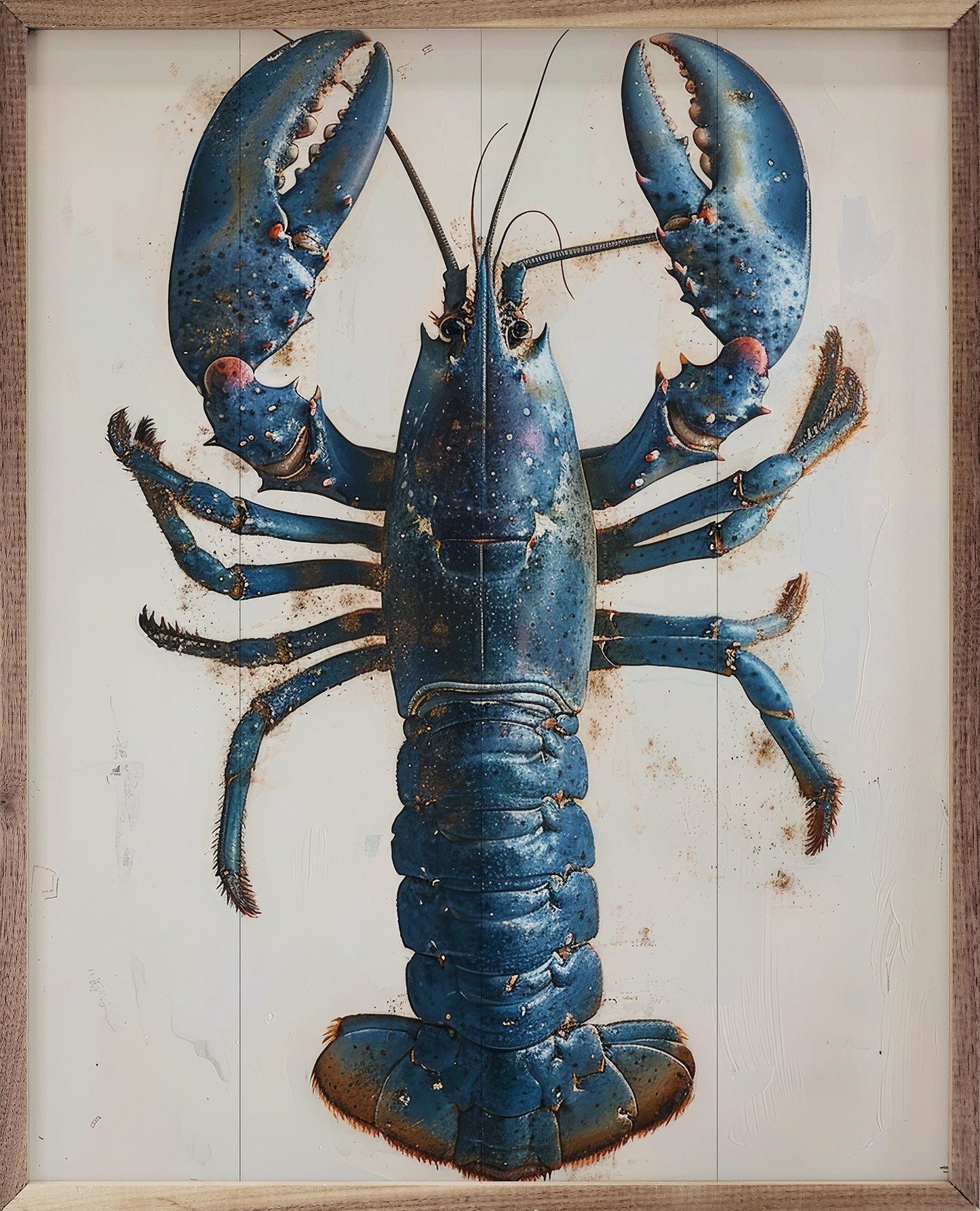 Cyan Crustacean I By Petals Prints Design