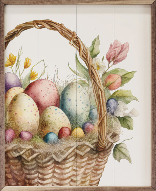 Easter Egg Basket Left