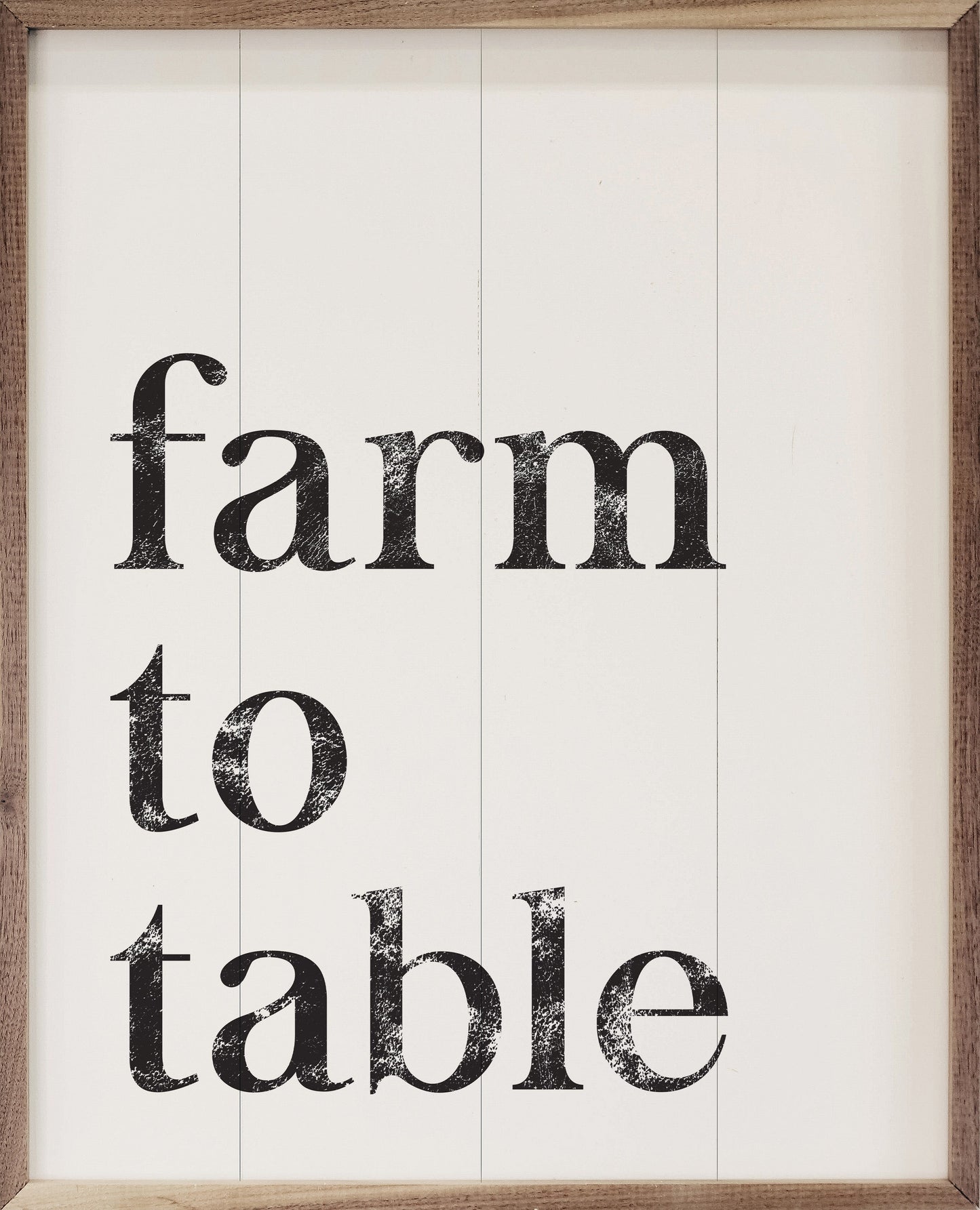 Farm To Table White
