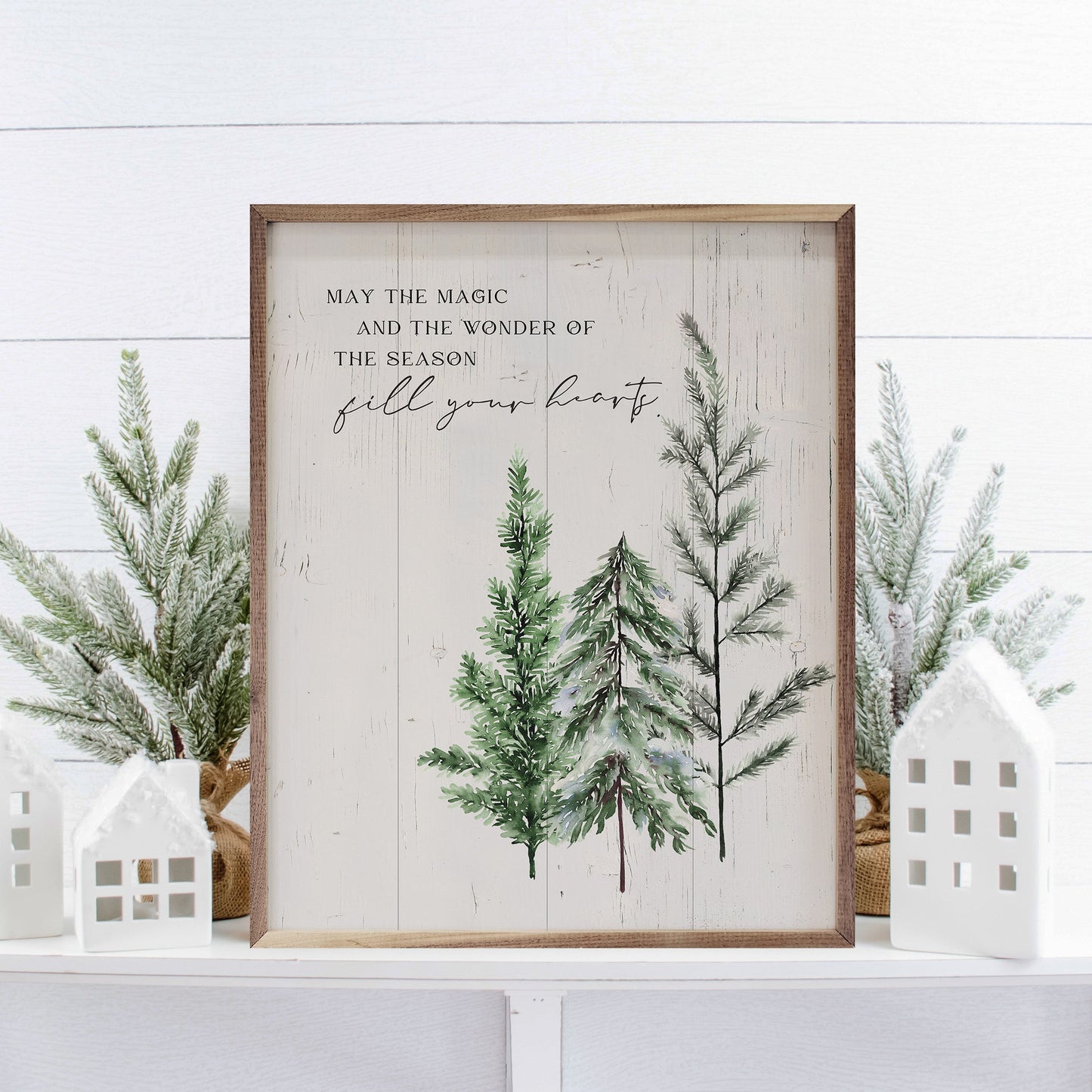 Fill Your Hearts Trees Whitewash