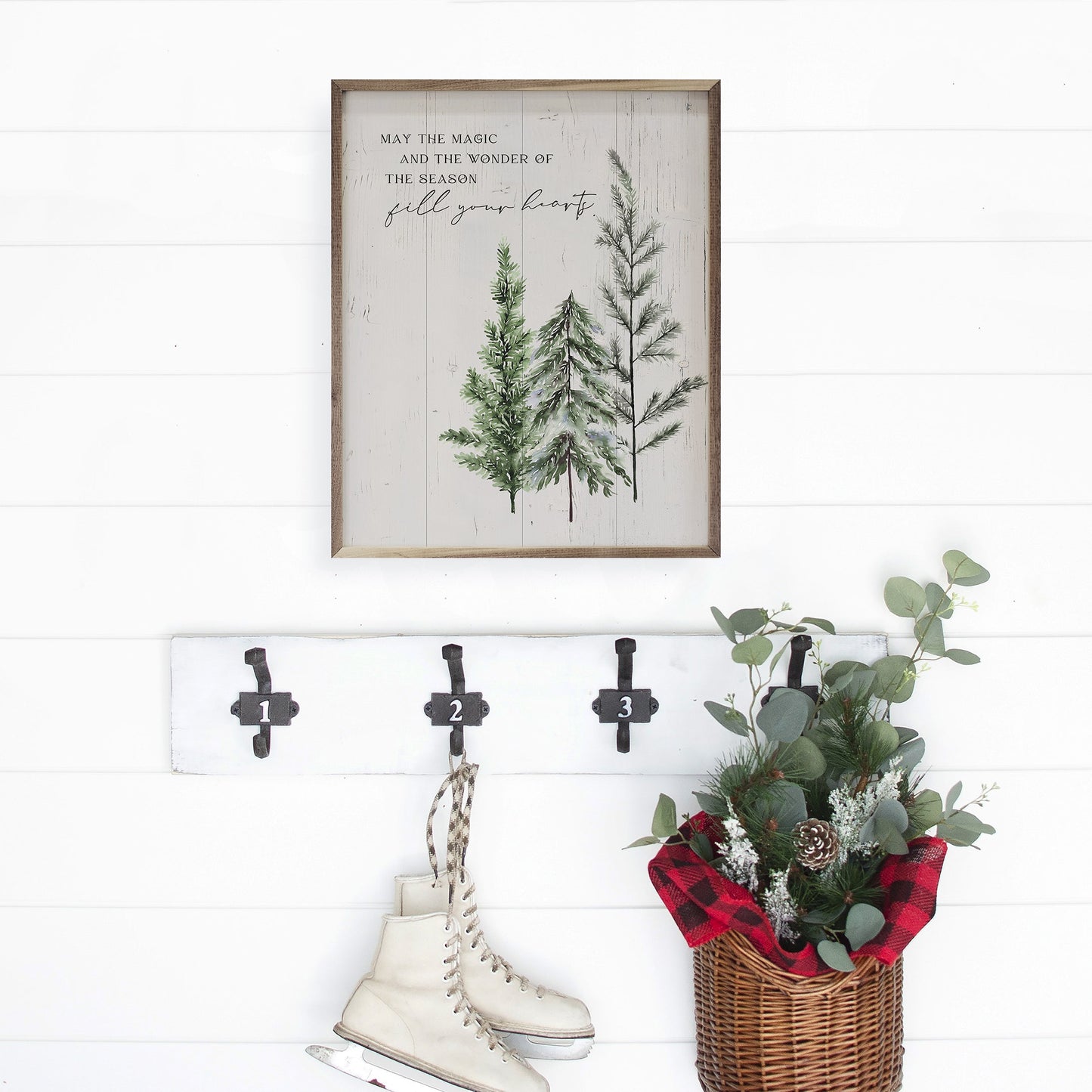 Fill Your Hearts Trees Whitewash